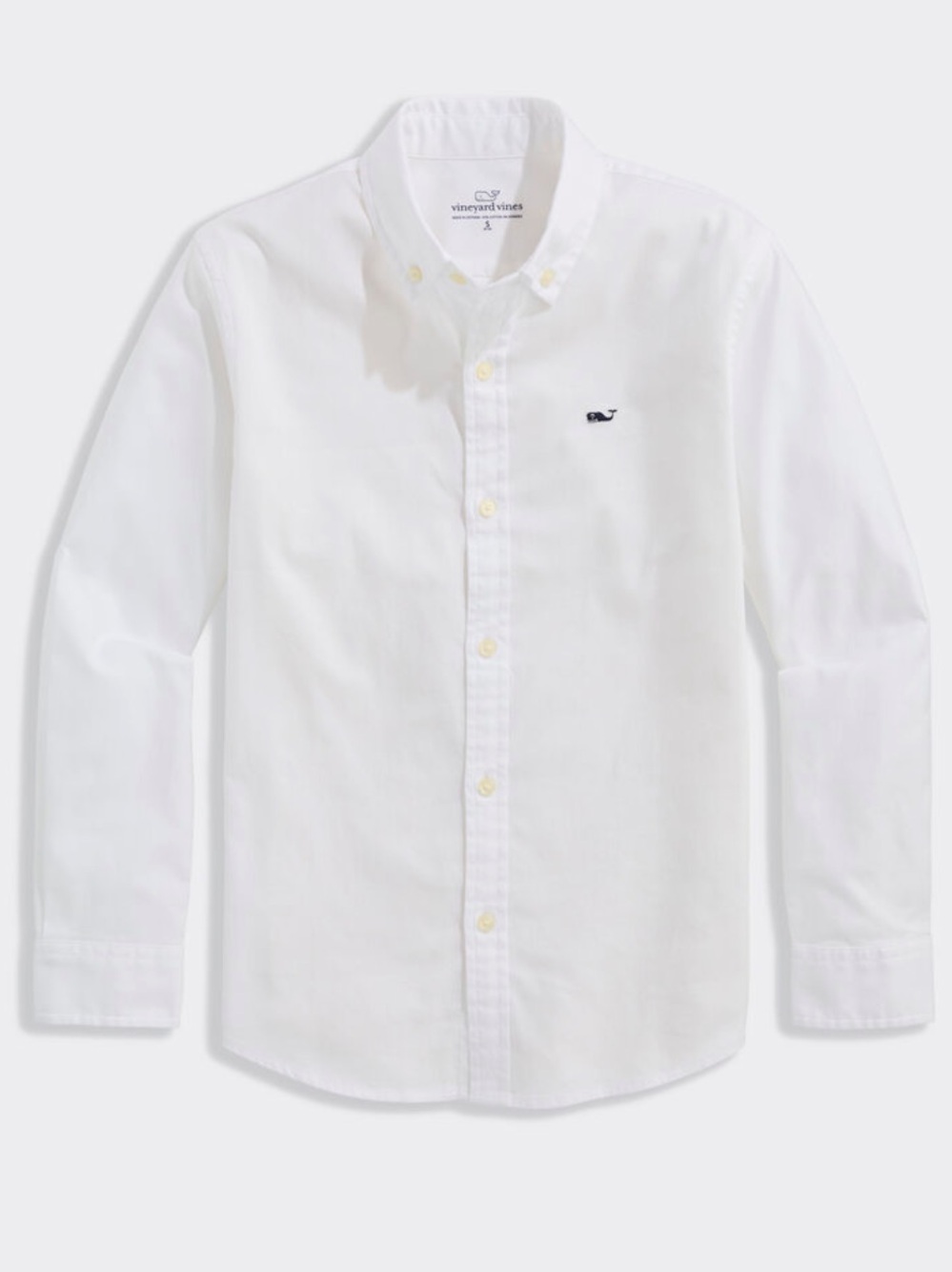 Vineyard Vines 100% Cotton Oxford Whale Shirt